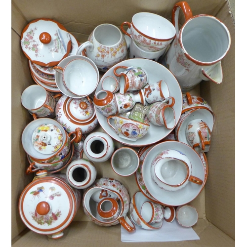 1222 - A collection of Japanese china including a tea service **PLEASE NOTE THIS LOT IS NOT ELIGIBLE FOR PO... 