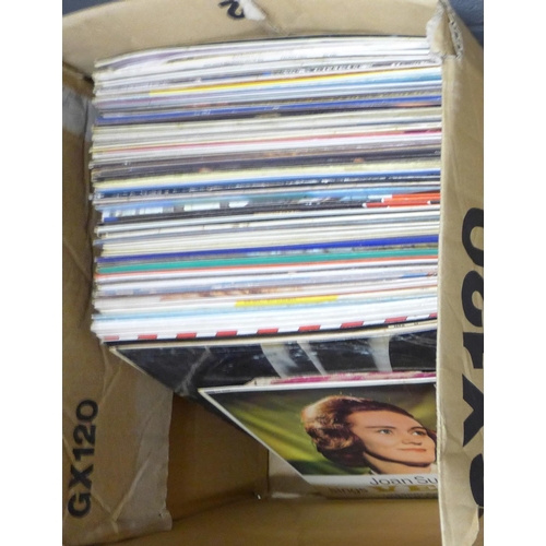 1242 - A box of LP records **PLEASE NOTE THIS LOT IS NOT ELIGIBLE FOR POSTING AND PACKING**