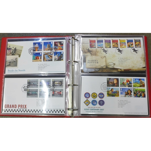 755 - GB first day covers from September 2006 to October 2010, 52 covers all with typed address and specia... 