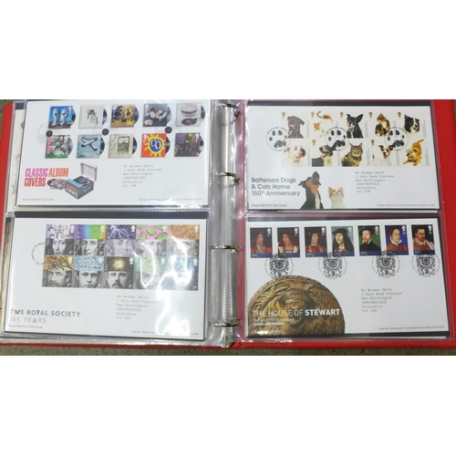 755 - GB first day covers from September 2006 to October 2010, 52 covers all with typed address and specia... 