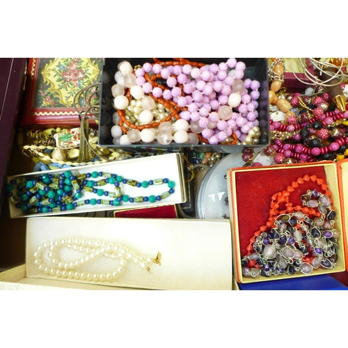 764 - Costume jewellery including vintage