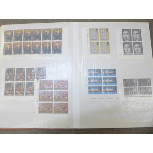 766 - Stamps; GB controls and cylinder blocks in album, King Edward VII to Queen Elizabeth II pre-decimal