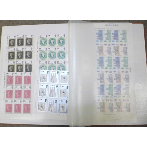 766 - Stamps; GB controls and cylinder blocks in album, King Edward VII to Queen Elizabeth II pre-decimal