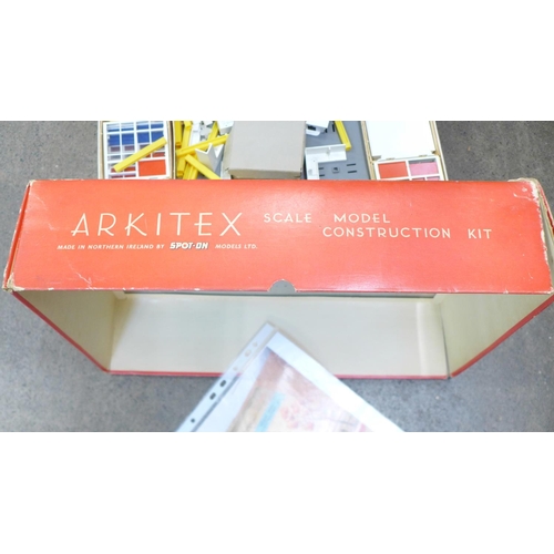 773 - A Tri-ang Arkitex scale model construction kit, Set No. 2, complete, boxed