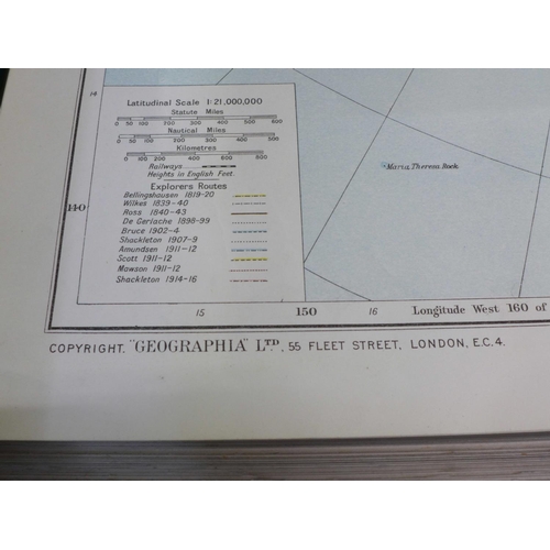 799 - The Daily Telegraph Victory Atlas of The World, 150 plates, by Geographia Ltd., 55, Fleet Street