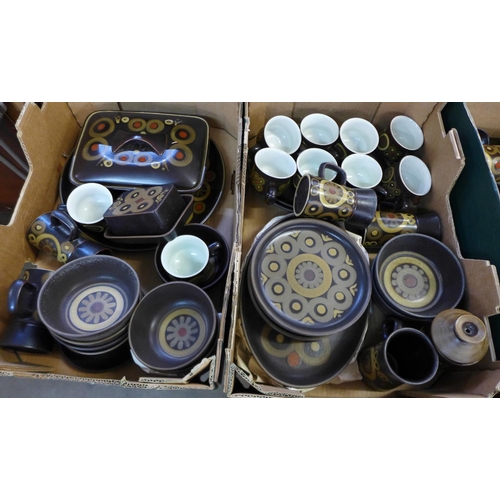 807 - A large collection of Denby Arabesque tea and dinnerwares