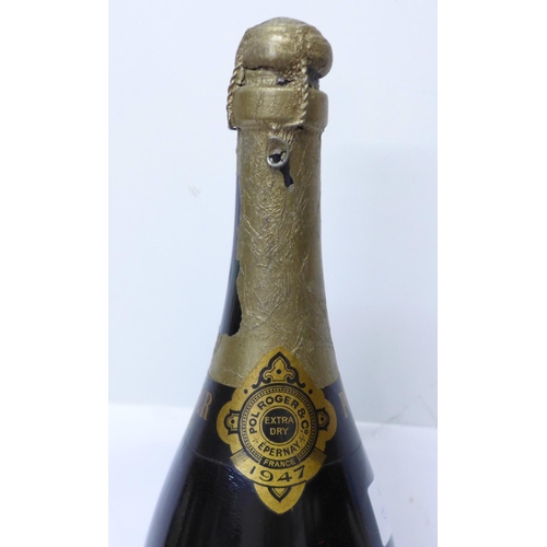 808 - One bottle, Pol Roger & Co. Epernay champagne, 1947