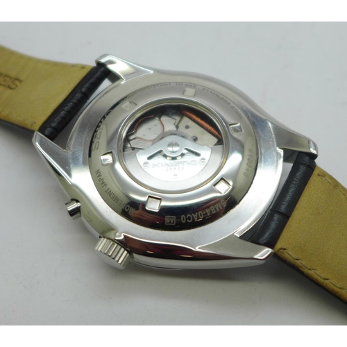 A Seiko Kinetic wristwatch, 5M84-0AC0 with box, (requires repair, does not  hold charge)