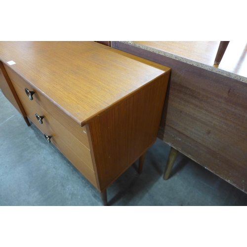 138 - A small teak sideboard