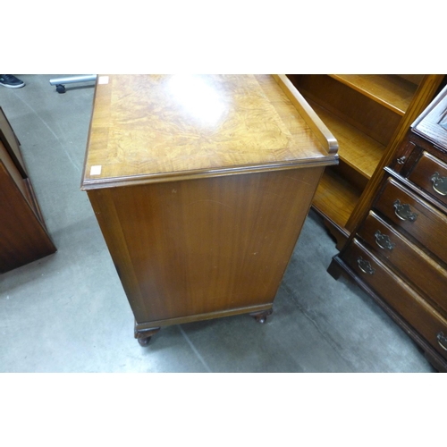 188 - A burr walnut chest of drawers