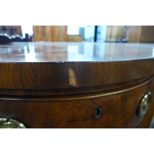 203 - A George IV mahogany breakfront sideboard