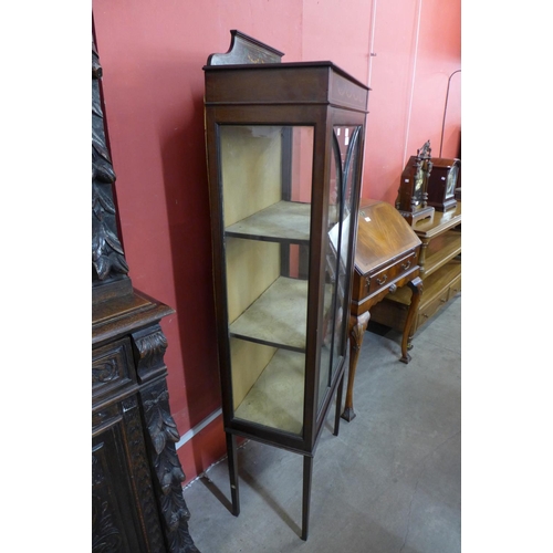 73 - An Edward VII painted mahogany display cabinet