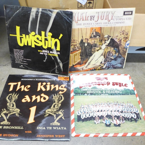 1242 - A box of LP records **PLEASE NOTE THIS LOT IS NOT ELIGIBLE FOR POSTING AND PACKING**