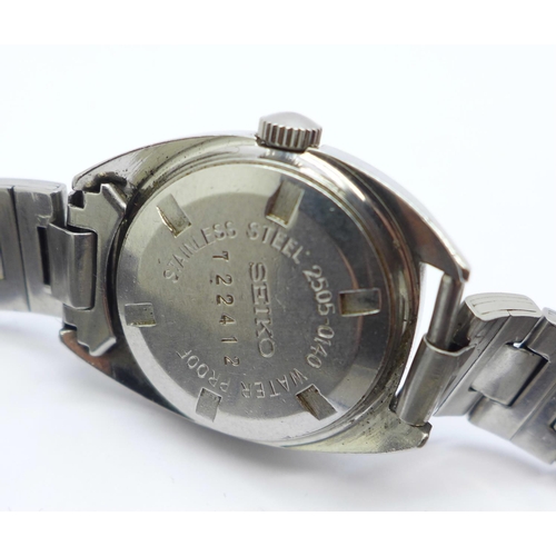 A Seikomatic Lady Diashock wristwatch dated February 1967 with