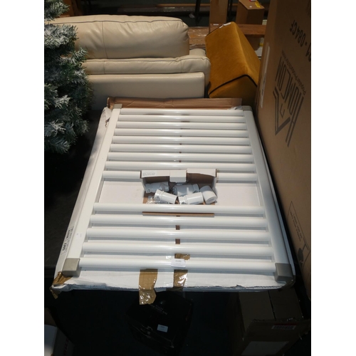 3186 - A white towel radiator (H76 x L60 x W3cm) * this lot is subject to VAT