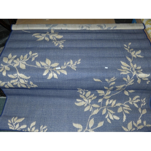 3251 - A blue Ultimate Leaves rug (150 x 230cm) * this lot is subject to VAT (11 Nov)