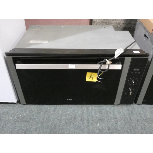 3259 - A CDA 90cm wide single oven (damaged) (SK38055)