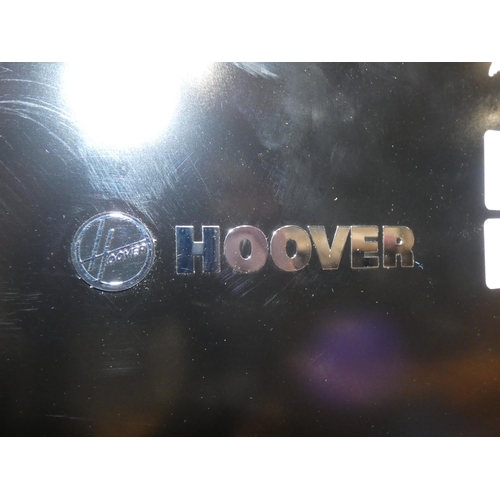 3264 - A Hoover American style two door, two drawer, black fridge freezer (HMN7182BK) (minor dents to doors... 