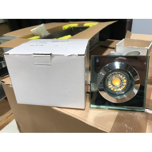 3320 - Five Hafele bathroom downlighters (220-240v/max 50w/warn white)