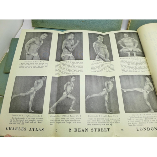 640 - Health and Strength by Charles Atlas, set of twelve lesson files, 1950