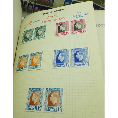 680 - Stamps; omnibus issues, including printed albums with mint stamps for 1937 Coronation, 1953 Coronati... 