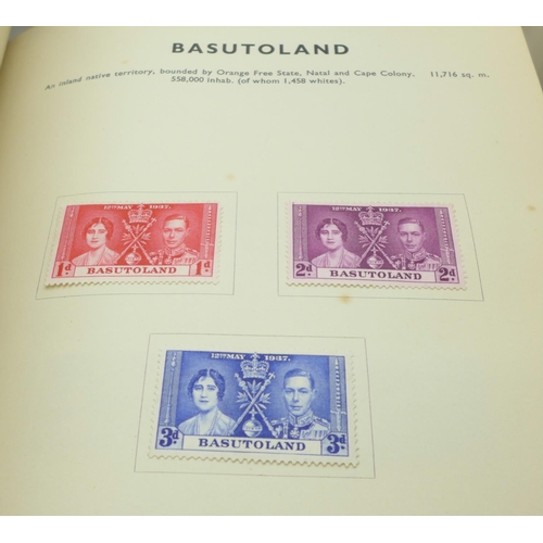 680 - Stamps; omnibus issues, including printed albums with mint stamps for 1937 Coronation, 1953 Coronati... 