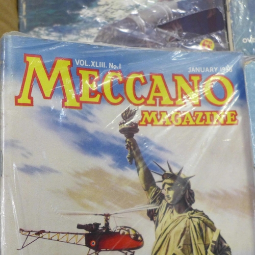 687 - Meccano Magazines; eleven years-1948 to 1951, 1953, 1955, and 1956 to 1960