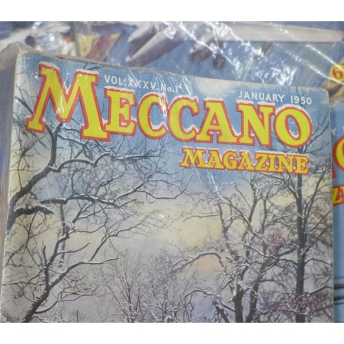 687 - Meccano Magazines; eleven years-1948 to 1951, 1953, 1955, and 1956 to 1960