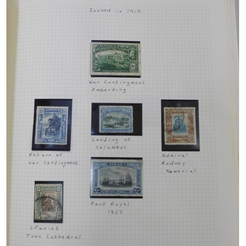 697 - Stamps;- worldwide collection including GB, Montserrat, Nederland, NZ, Pitcairn, Australia, Guinea, ... 