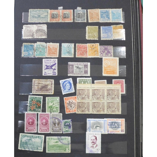 697 - Stamps;- worldwide collection including GB, Montserrat, Nederland, NZ, Pitcairn, Australia, Guinea, ... 