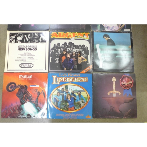 702 - Fifteen LP records including Crosby, Stills, Nash and Young, The Nice, Family, Argent, Boz Scaggs, e... 