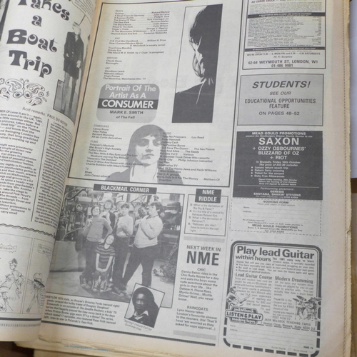 708 - Pop Music; NME music magazines 1980-1981 (54)