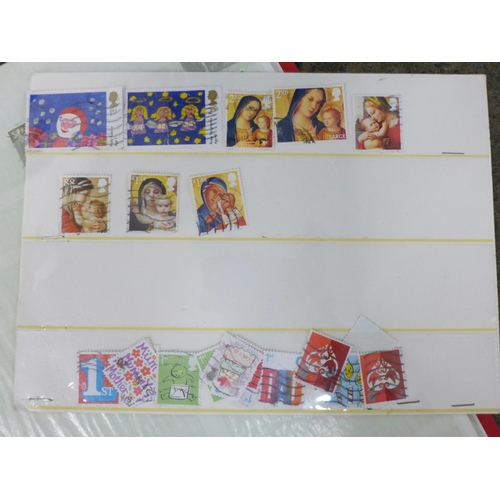 743 - Stamps; large GB collection, albums, covers, etc.