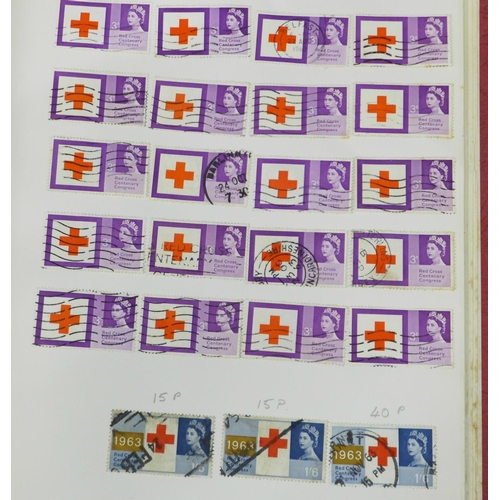 743 - Stamps; large GB collection, albums, covers, etc.