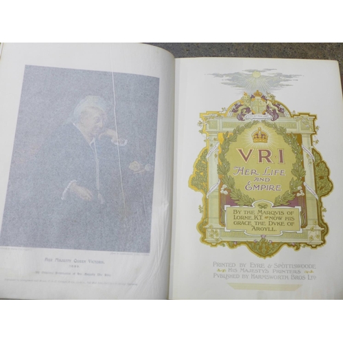 753 - Three volumes; Queen Victoria, Her Life and Empire printed by Marquis of Lorne, English Mechanic, Mi... 