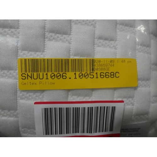 3078 - Two Silentnight Geltex premier pillows * this lot is subject to VAT