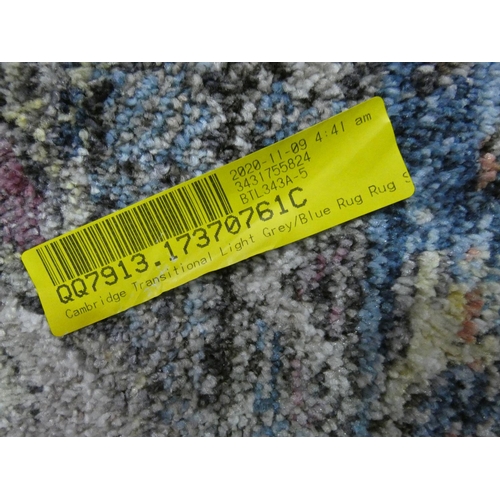 3310 - A Cambridge grey/blue rug (160 x 230cm) * this lot is subject to VAT