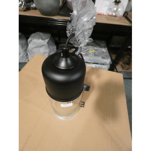 3227 - A Marcellina one light black pendant light * this lot is subject to VAT