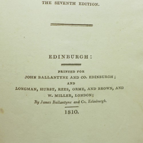 1192 - Two boxes of antiquarian and later books, including Lady of the Lake by Walter Scott printed by Jame... 