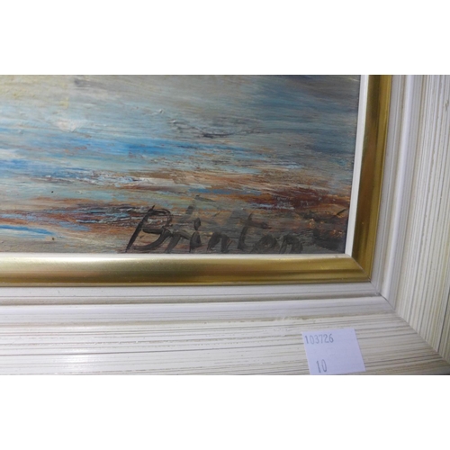 1 - * Brinton, Venetian landscape, oil on board, 62 x 79cms, framed