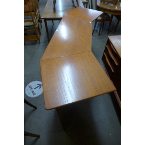 121 - A G-Plan Fresco teak drop leaf bar