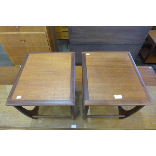 145 - A pair of G-Plan Fresco teak occasional tables