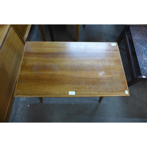 187 - A teak coffee table