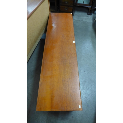 206 - A teak lowboard