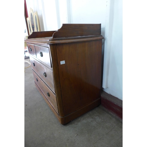 225c - A Victorian mahogany chest of drawers