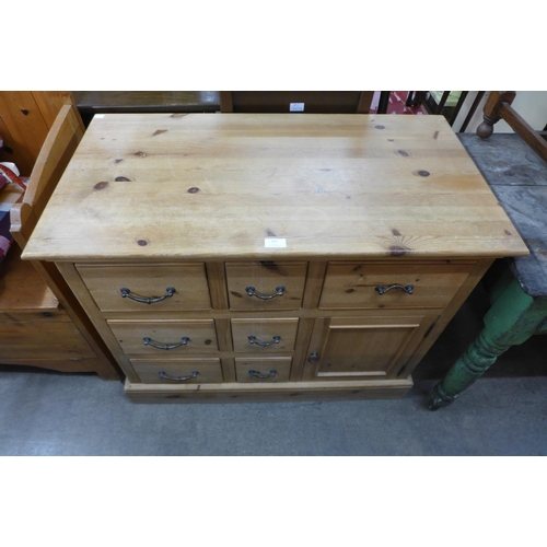 264 - A pine chest of drawers