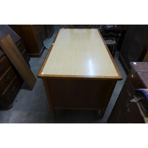 301 - An oak and Formica topped topped desk