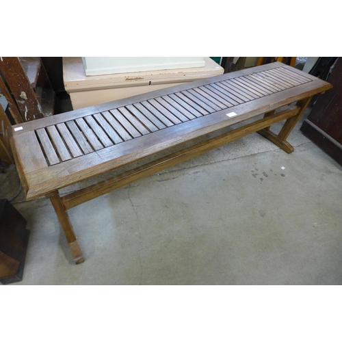 313 - An oak bench