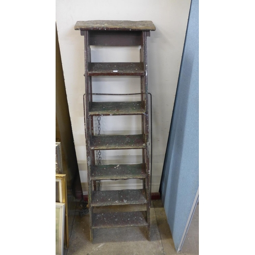 365A - A pine stepladder