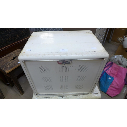 376 - Two mid 20th Century Tala metal food safes